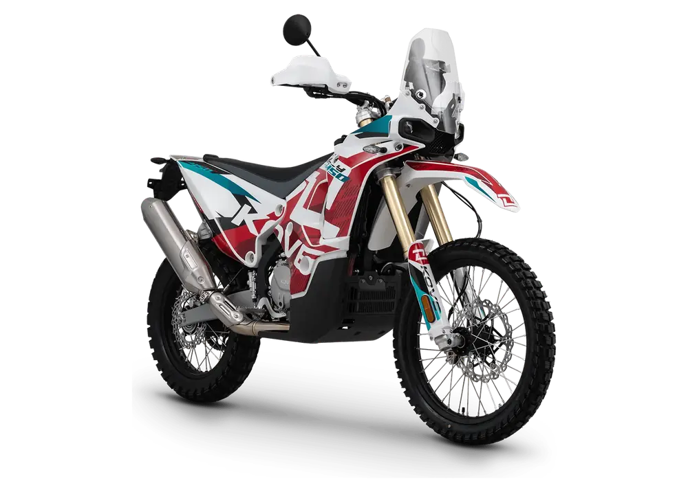 Kove 450 RALLY, color rojo