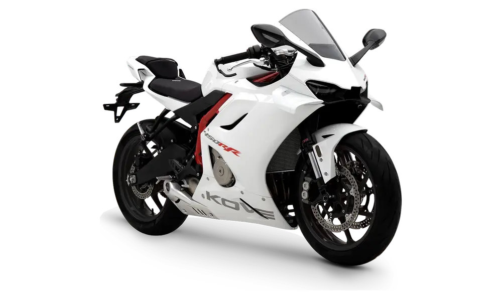 Kove 450RR, color blanco