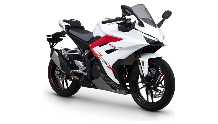 Kove 350RR, color blanco